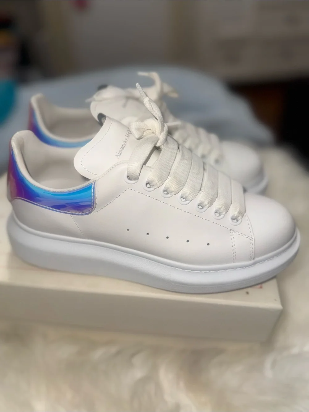 Alexander McQueen sleek white